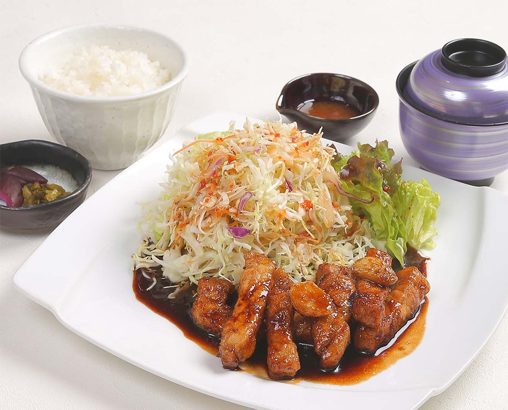 養老山麓豚トンテキ膳